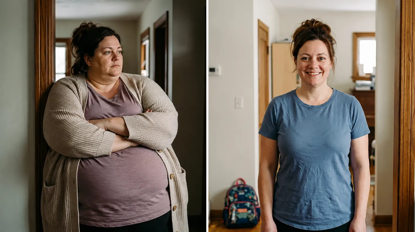 Rachel before and after